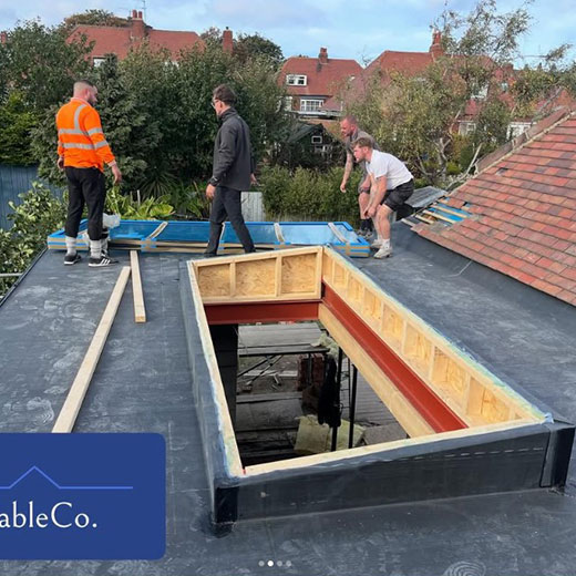 Flat rooflight Instagram post